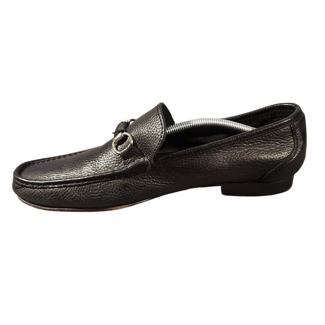 Sandro Moscoloni Leather Monk Strap Loafers Shoes Mens Size 13 Black Dress Spain